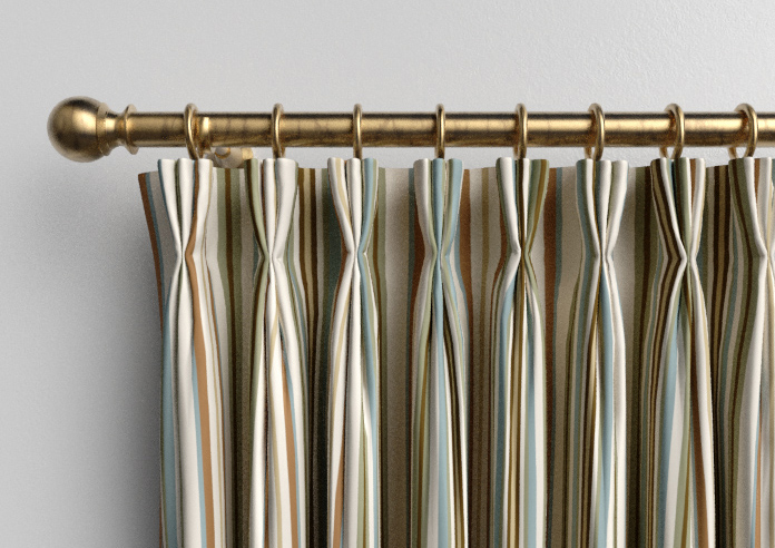 The British Stripe Co. Elizabeth, Derwent No.1 - Made to Measure Curtains - Image 11